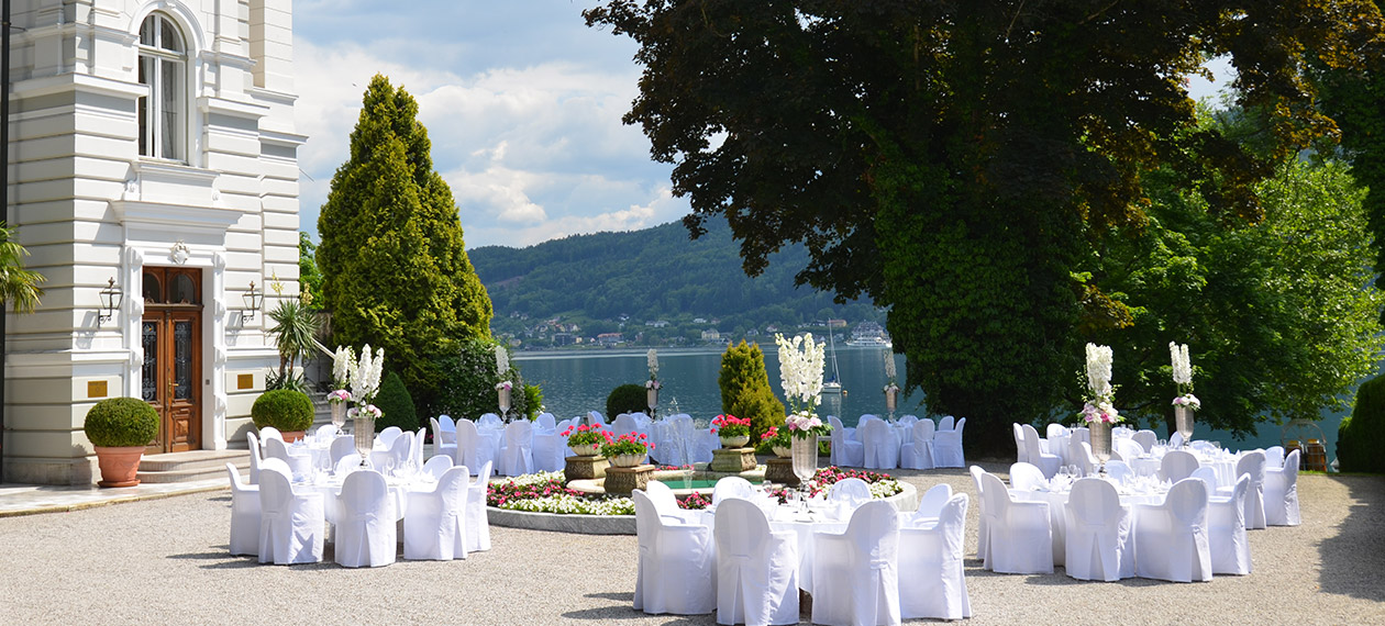 Matrimoni & Feste nell' DERMUTH HOTELS sul lago Wörthersee a Pörtschach, Ambiente romantica nell' DERMUTH HOTELS
